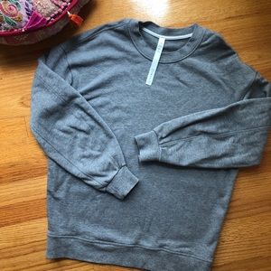 Lululemon Perfectly Oversized Crew 2 Heathered Core Medium Gray GOOD CONDITION👌